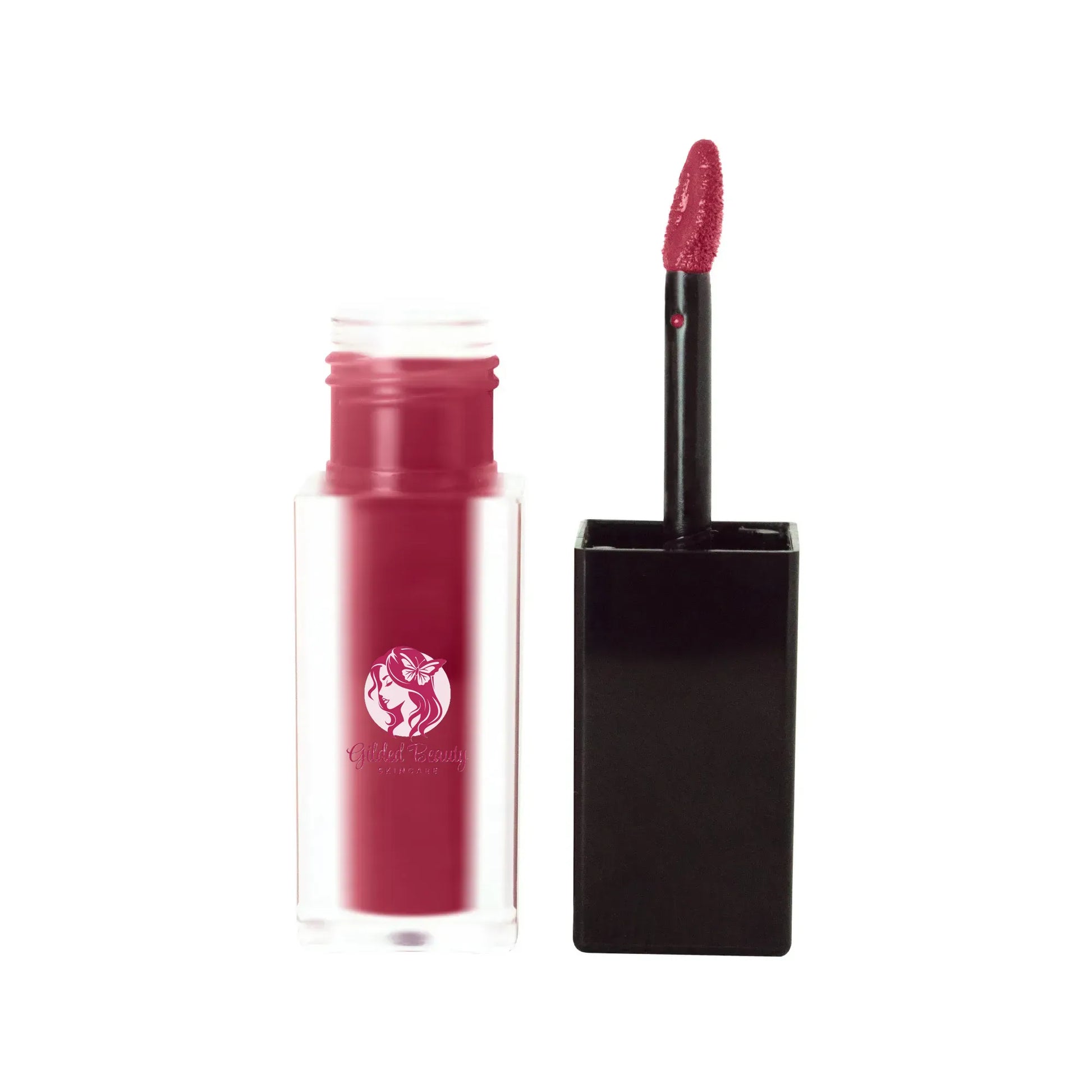 Matte Lip Stain - Deep Burgundy by Gilded Beauty