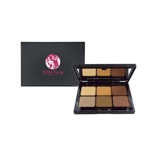 Eyeshadow Palette - Caramel Kiss by Gilded Beauty