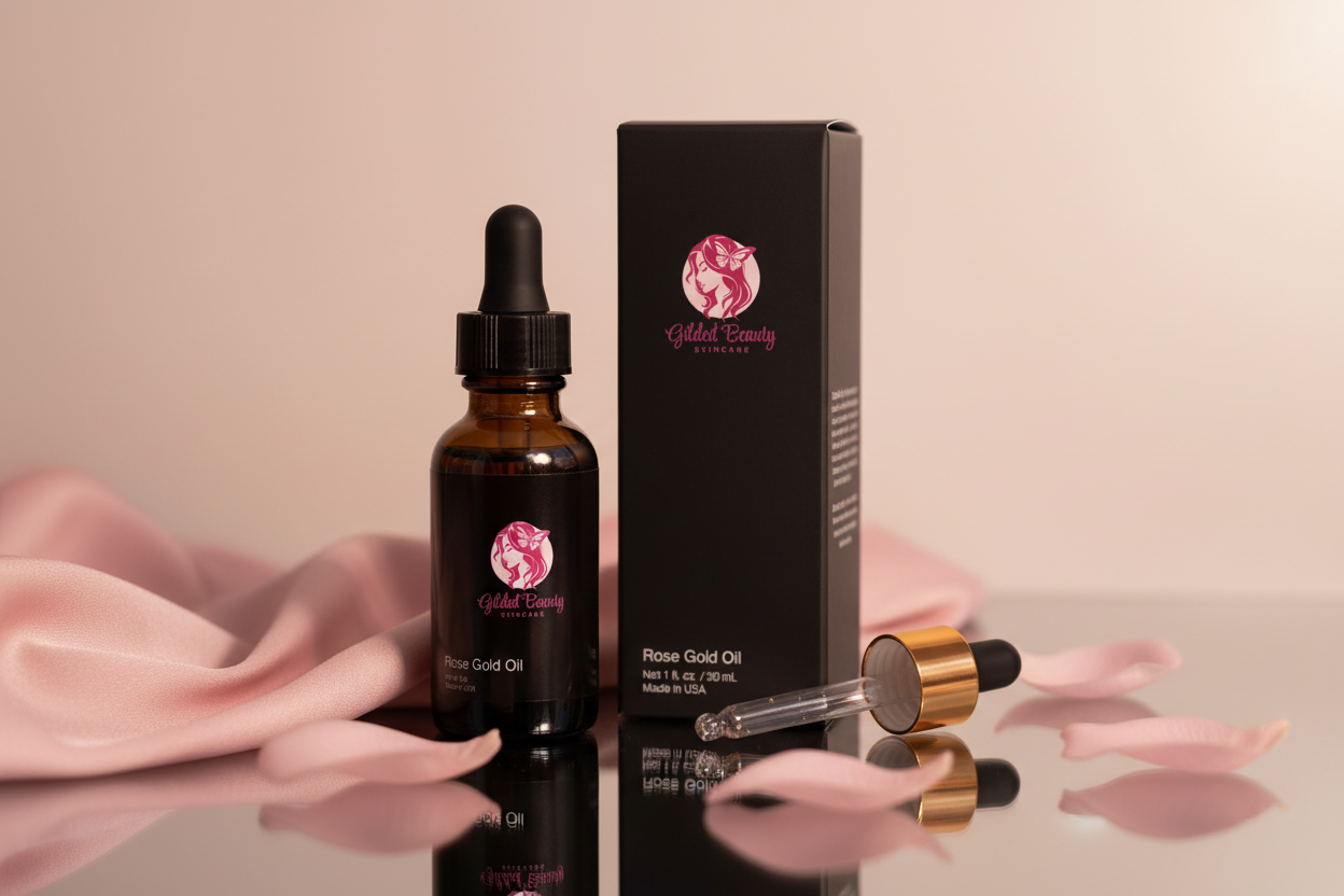 Anti-Aging Rose Gold Oil Hero Photo