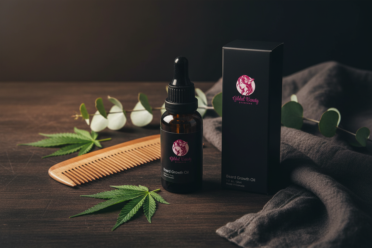 Hemp Infused Beard Growth Oil Hero Photo